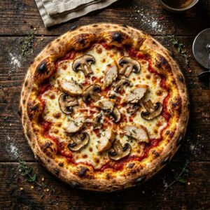 pizza s kuracím mäsom