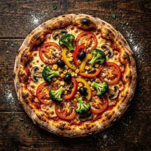 pizza vegetarián